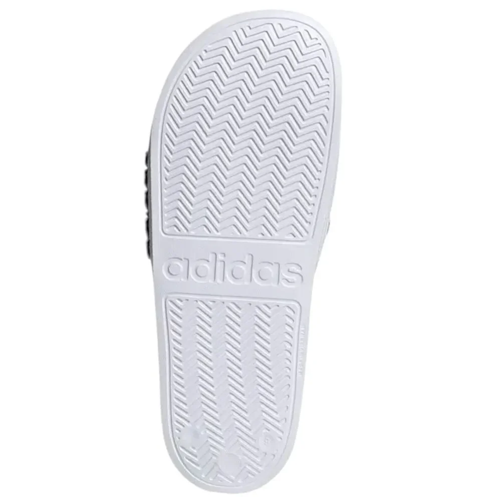 adidas Slides Men's‎ Size 12 Adilette Shower White/Core Black/White Sandals